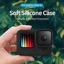 Silicone Camera Protective Case Lens Cap Set for GoPro Hero 9 Hero9 (Black)