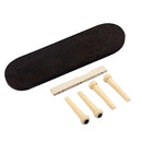 4 String Rosewood Ukulele Guitar Bridge With Saddle Nut Set for Ukulele,