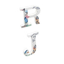 Pack 2 Wooden Alphabet Craft Letters Plaque Home Wedding Nursery Party Decor