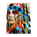 Full Drill Diamond Painting Indians Picture Cross Stitch Kit for Home Decor
