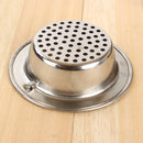 Kitchen Sink Strainer Waste Stopper Drain Basin Filter Stainless Steel Bask Ew