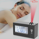 Lcd Screen Digital Led Projection Alarm Clock Calendar Temperature Humidity