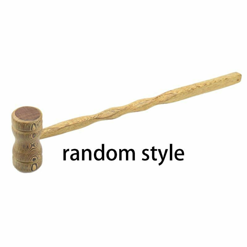 Massage Hammer Wood Back Care Relax Stress Pain Relief Fatigue Long Handle New