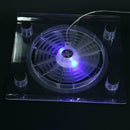 New USB Cooling Big Fan LED Light Cooler Pad For Laptop PC Notebook(Random)