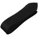 2" Wide Stripes Pattern Self Tie Skinny Necktie Black for Woman B1P6