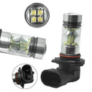 1X(New 2X 9005 H10 9145 100W 6000K White Led Cree Headlight Bulbs Kit Fog L