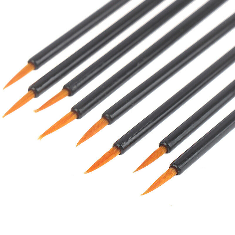 50Pcs Disposable Eyeliner Brushes Individual Applicator Fibre Swab Liner Br Ew