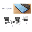 12Pcs Microfiber Wet Mopping Cleaning Pad Cloth for Irobot Braava 380 380T  C9L4