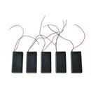 5x ON/OFF Switch 5.5" Leads Battery Holder Box Case for 9V Batteries M3R1