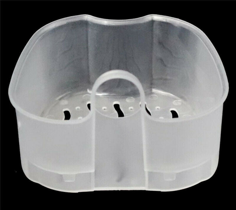 Denture Bath Box Case Dental False Teeth Storage Box with Hanging Net Container