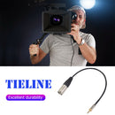 3.5mm TRS Male to XLR Male Cable for Wireless Microphone Receiver Camcorder