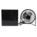 High Quality 4 Inch Cooling Ventilation Fan USB Solar Powered Panel Iron