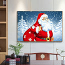 Diamond Painting Santa Wearing Glasses 5D Full Round Drill Picture 40x30cm