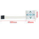 5 keys Matrix array 1x5 membrane switch keypad keyboard control panel 40*4 JR