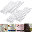 DIY Cake Fondant Impression Mat Cake Border Decorating Tools Grid Pattern