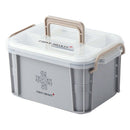 Medical Box First Aid Kit Organizer Plastic Storage Container Multi-Layer M