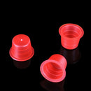 100pcs Small Plastic Tattoo Ink Cups Caps Holder Pigment Supplies 12X8X9 mm %o