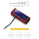 Temperature OLED Display M.2 2280 SSD Heatsinks Heat Thermal Pads (Red)