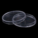 100 Luxury 30mm Clear Round Plastic Coin Capsule Box Holder Storage wish boxFT