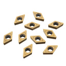 10X DCMT11T308 DCMT32.51 Lathe Carbide inserts Blades Set For CNC Milling Cutter
