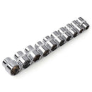10Pc 3/8 Inch Short Long Socket Set Crv 10-19Mm Socket Adapter For Torque R