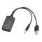 Bluetooth 4.0 Audio Adapter 3.5mm & USB Port Cord Wire Car Kit for BMW