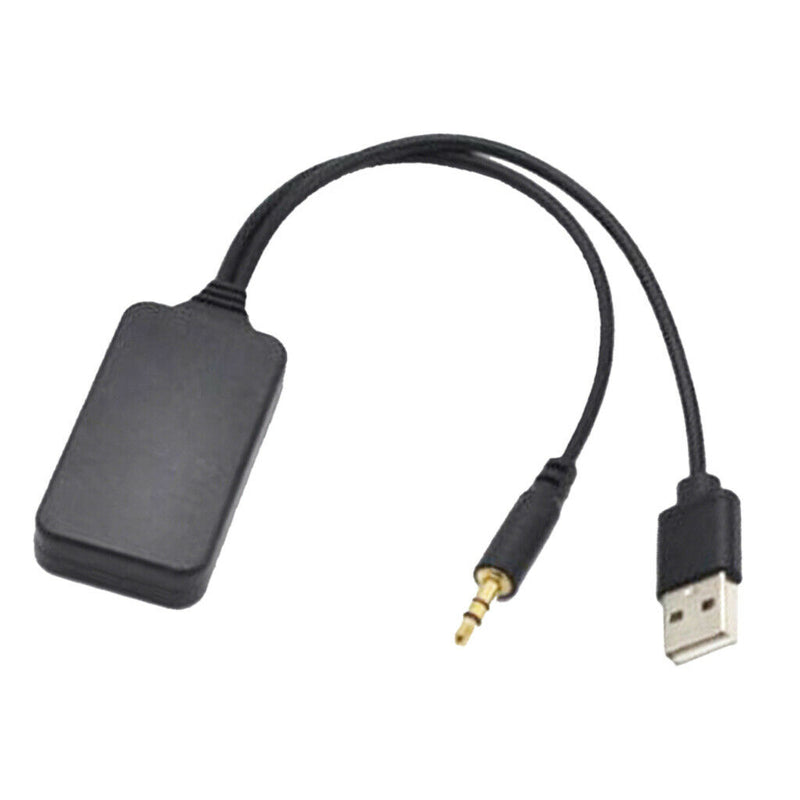 Bluetooth 4.0 Audio Adapter 3.5mm & USB Port Cord Wire Car Kit for BMW