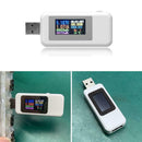 10 in 1 Digital DC USB Tester Current Voltage Charger Voltmeter (White) A