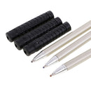 Desktop Golf Bag Pen Holder with Clock & Lawn Base & 3 Golf Club Pens Decor