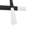 Telescopic Retractable Handles Percussion Drum Brushes Sticks (Black+White)