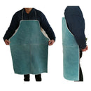 Blue Welder Apron Welding Protective Gear Apparel Cowhide Leather Apron