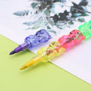 4Pcs Stacker Swap Cute Snowman Crayon For School Children Painting Toys 5 Colors