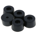5 Pcs 33x19mm Round Rubber Feet Non-Slip Rubber Furniture Floor Pads Chair Leg