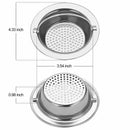 2PCS Upgrade Stainless-Steel Kitchen Sink Strainer (Hand-Held), Premium Dra
