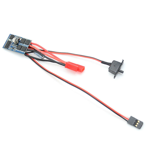 RC 10A ESC Brushed Speed Controller w/ Brake for 1/16 1/18 1/24 Car Boat Tank  Z