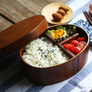 Wooden Lunch Boxs Food Containers Japanese Style Bento Lunchbox for Childre L1X7