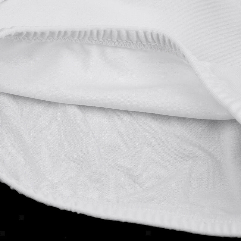 Unisex Spandex Dome Caps Flexible Breathable Material Fits Almost All White