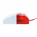 12V DC Wired Strobe Siren Red Light Sound Flash Buzzer Siren Home Security Alarm