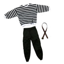 1/6 Stripes Hoodies Suit for 12 inch HOT TOYS /  Male Figures Body -