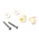 2pcs ABS Plastic Guitar Strap Locks With Screws For Acoustic Electric Guitar