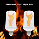E27 99LED 2 modes Fire Light Bulb 85-265V Flickering Festival Decor Flame Lamp