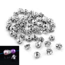 50 Pcs Jewellery Findings 2.2mm Diameter Spacer Bead Caps DIY Crafts Supply