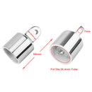 4x 316 Marine Stainless Steel Eye End Cap Bimini Top