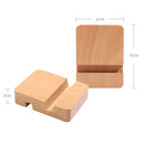 Wooden universal bracket double slot phone holder practical decoration
