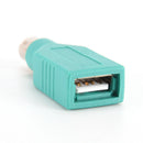 1PCS USB Female in to Male Adapter Converter for PS1 Computer Keyboard Mouse â„–[