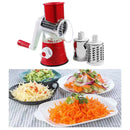 Rotary Grater Cheese Shredder, Speed Round Drum Vegetable Slicer Cutter, Hand