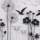 Dandelion and bird Pattern Scrapbooking Decorating Rubber Stamp Clear StampsSPSU