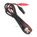 1M BNC Male Plug to Dual Alligator Clip Oscilloscope Test Probe Lead Cable