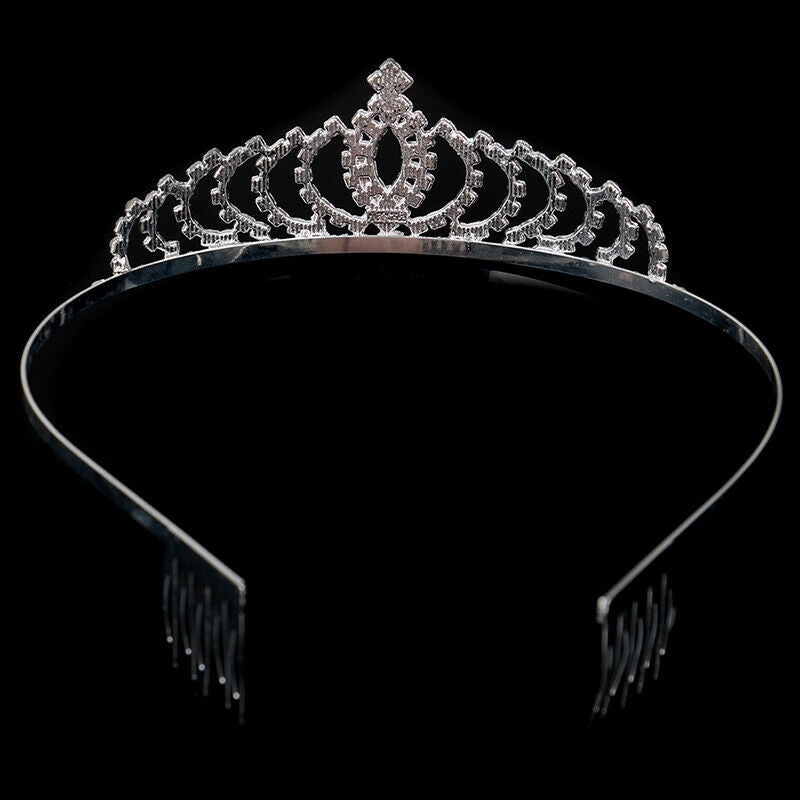 Hotest Crystal Tiara Hair Band Kid Girl Bridal Princess Prom Crown HeadbandJ Bj