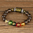 Feng Shui Buddha Beads Five-element Porsperity Attract Wealth Good Luck Bracelet